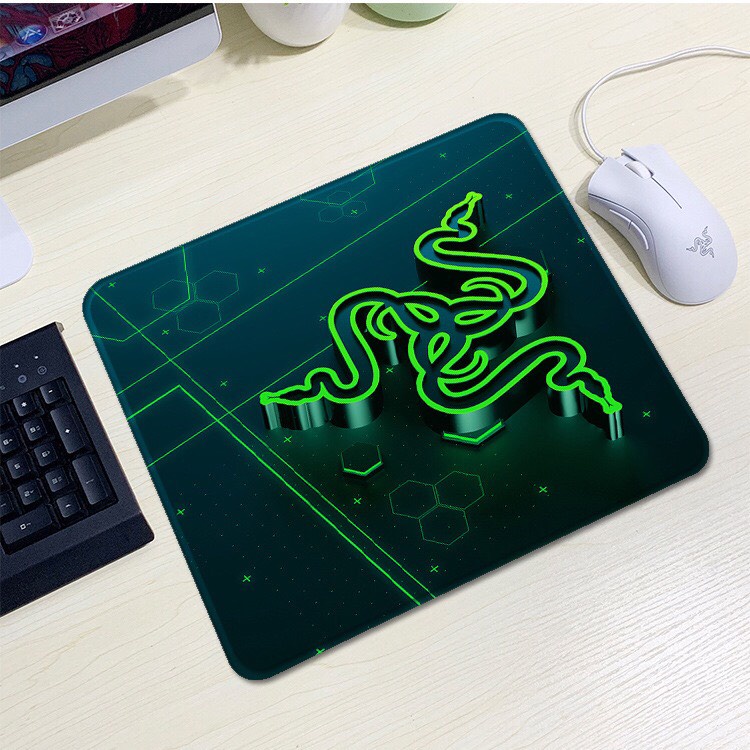 Lót chuột gaming logo razer 30x25x2