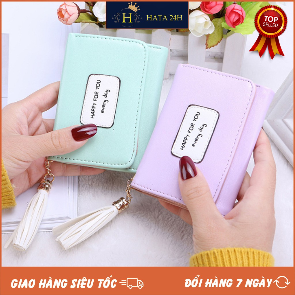 BÓP VÍ CẦM TAY FROM KOREA HAPPY FOR YOU EVERY DAY V211 CÁCH ĐIỆU TRẺ TRUNG