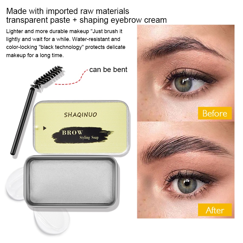 Sáp định hình lông mày SUAKE chống thấm nước lâu trôi tiện dụng 10g