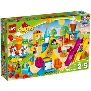 Đồ chơi Lắp ráp LEGO DUPLO 10840 Trung Tâm Hội Chợ Vui Vẻ (101 chi tiết)