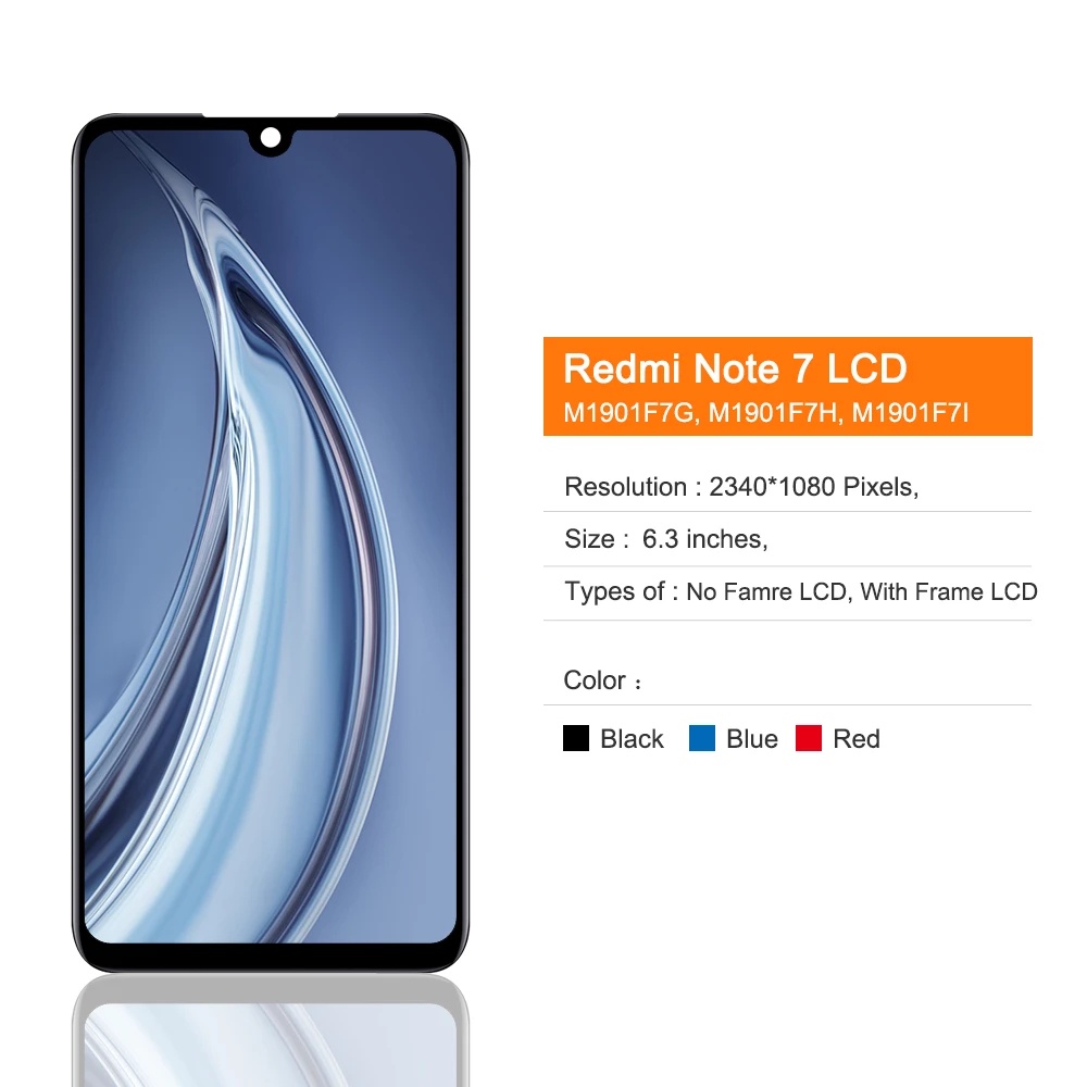 Màn Hình Cảm Ứng LCD Thay Thế Chuyên Dụng Cho Xiaomi Redmi Note 7 / Note 7 Pro M1901F7G M1901F7S