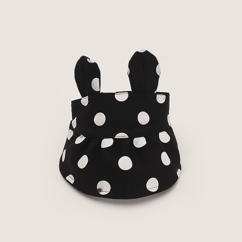 Nón Vành Rộng Họa Tiết Chấm Bi Thời Trang Hàn Quốc Cho Bé