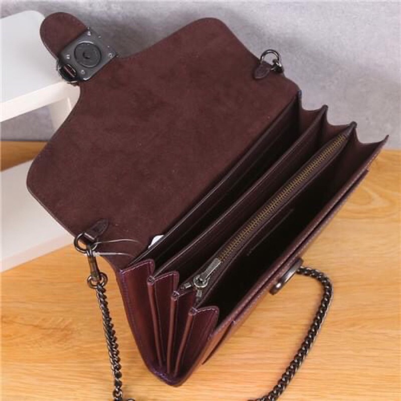 💃👛TÚI COACH Tabby Chain Clutch With Ombre Bag 20cm