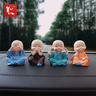 Bộ tượng tứ không 4 điều không 4 chú tiểu, bộ 4 tượng phật phong thủy