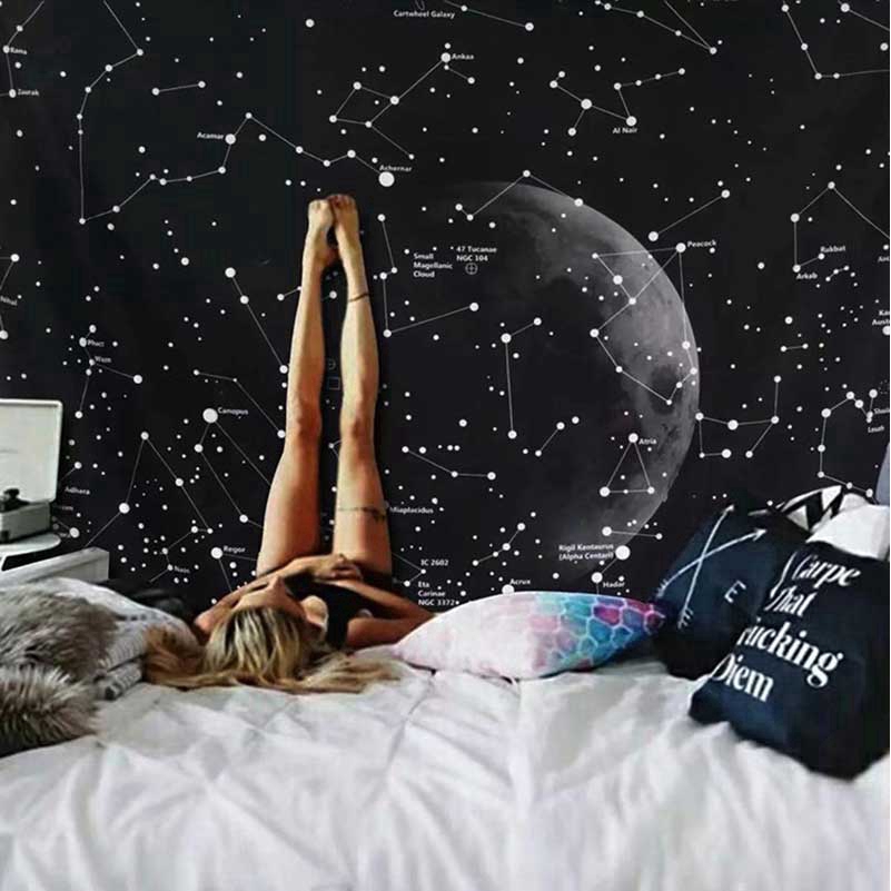 Giấy Dán Tường Họa Tiết Galaxy Độc Đáo