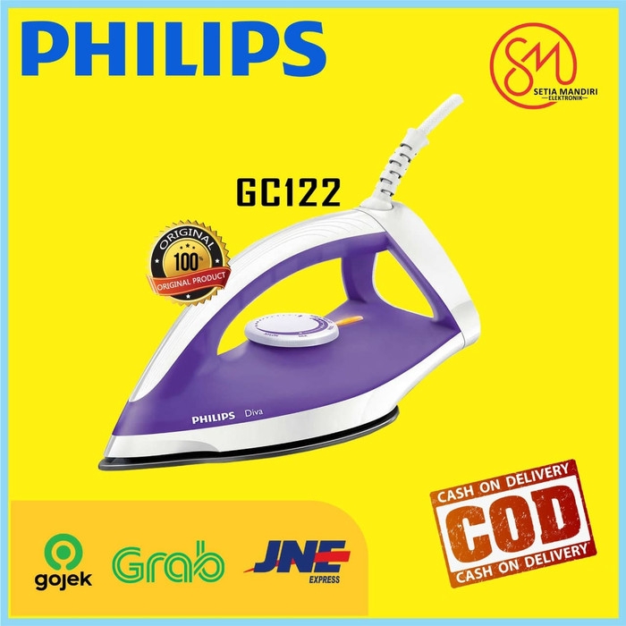 Bàn Ủi Sắt Diva Gc122 Philips Diva Gc-122 Chất Lượng Cao