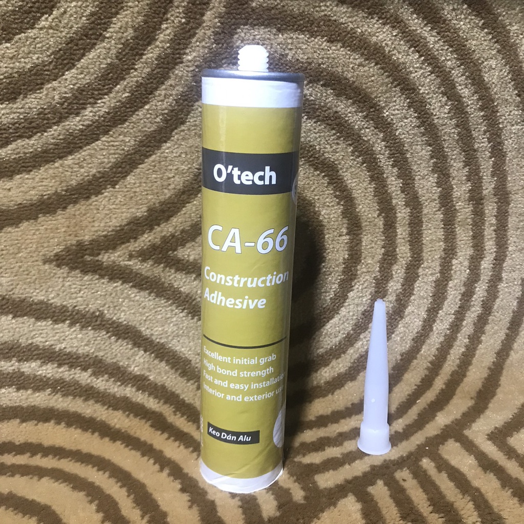 Keo dán đa năng chuyên dùng dán gương, gỗ, Alu O'tech CA-66 Construction adhesive