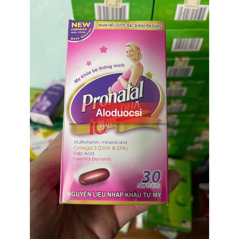 PRONATAL BỔ SUNG DƯỠNG CHẤT CHO MẸ VÀ BÉ (30 viên)