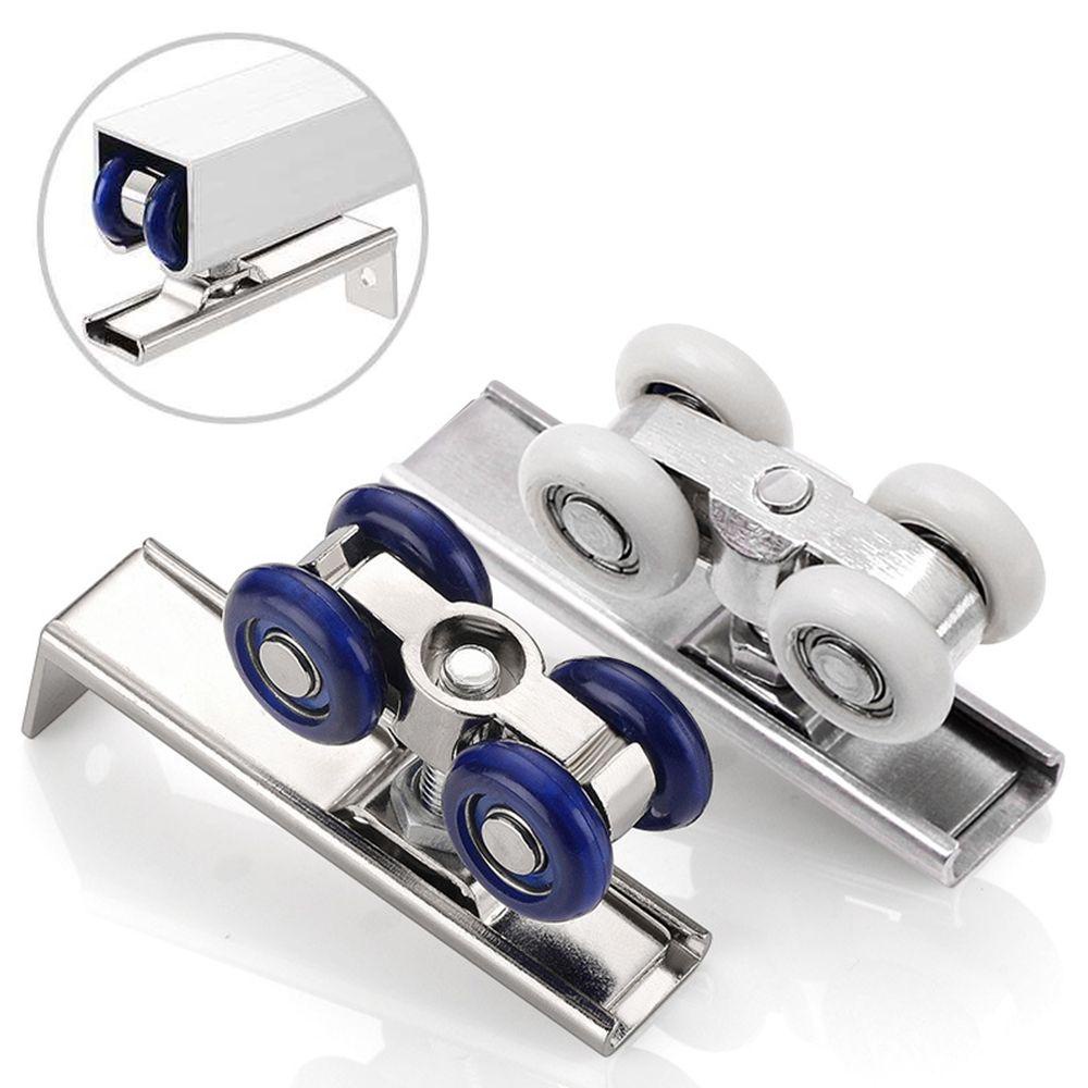 Bộ 2 Bánh Xe Ròng Rọc Bằng Nylon Cho Tủ Quần Áo Nội Thất