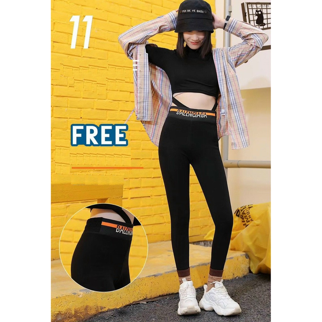 Quần Legging nữ lót lông Hàng cao cấp co dãn tốt, nâng mông kèm hộp sịn xò (Video minh họa)