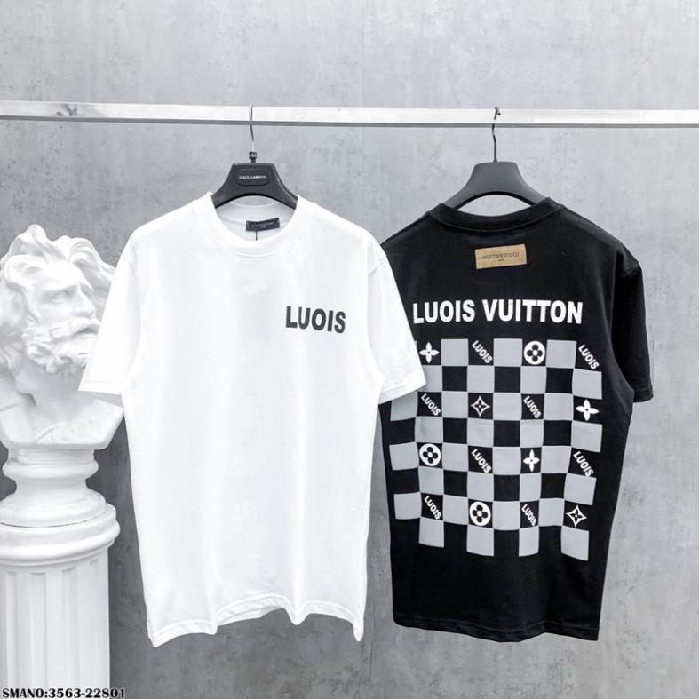 [Sẵn hàng] Áo Phông LV In Hình Siêu Chất - Áo LV Nam In Nhiệt Không Bong Tróc