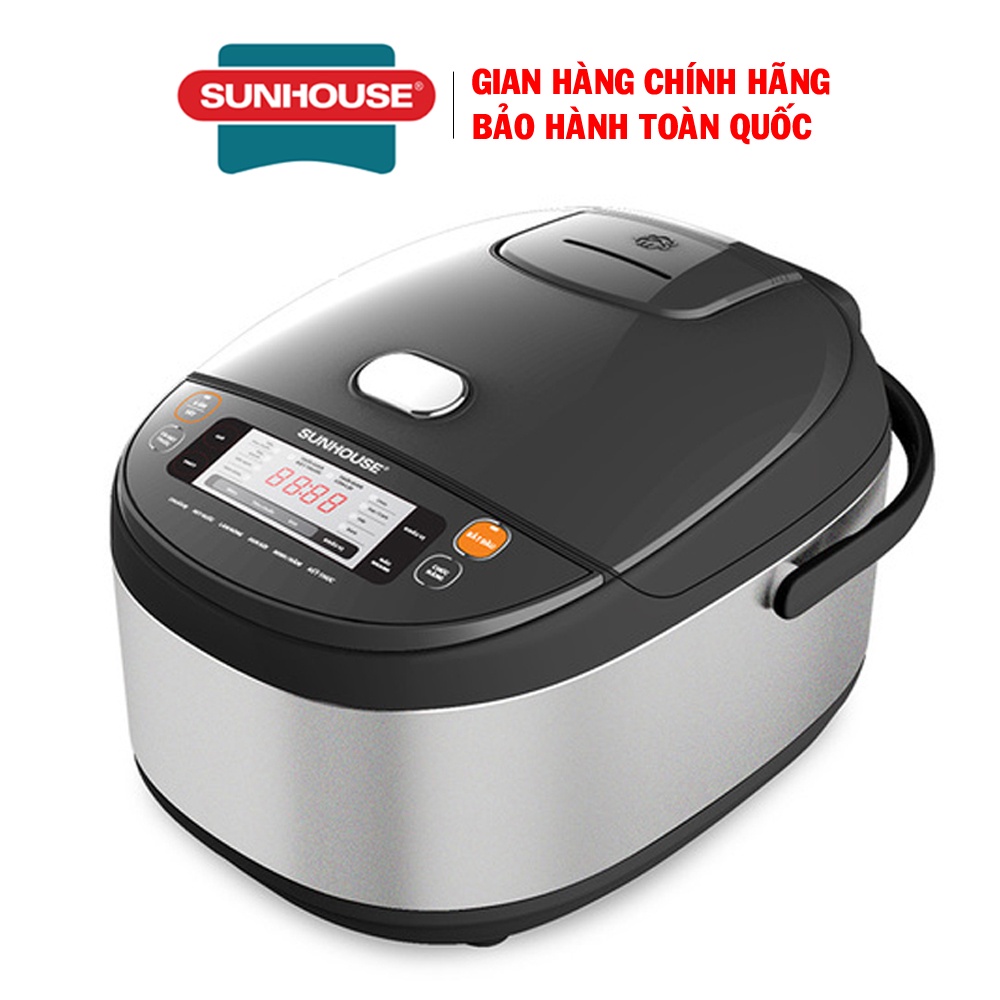 Nồi cơm điện tử Sunhouse SHD8907B, Công suất 860W, Dung tích 1.8 lít