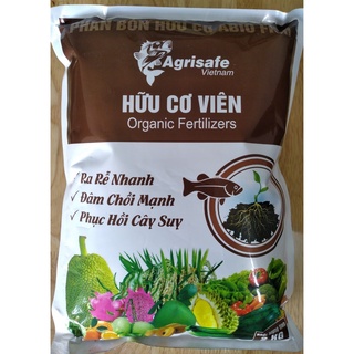 Phân bón hữu cơ viên. phân bón hoa lan, hoa hồng, cây kiểng. gói 2kg tiện dụng.