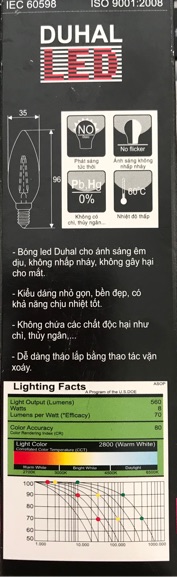 Bóng led Duhal DAT504 - 4W