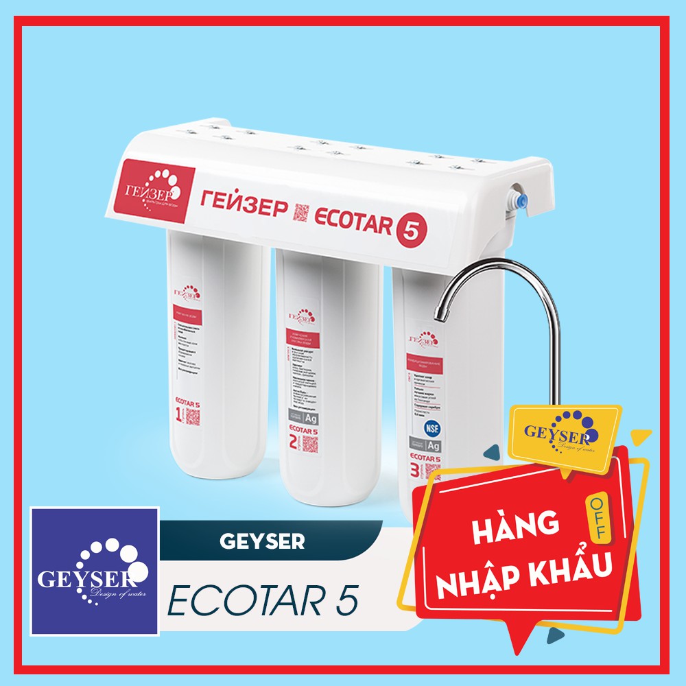 Máy Lọc Nước Nano Geyser Ecotar - Nhập Khẩu Nga 100%