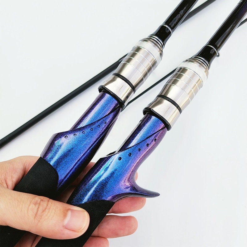 Cần Câu Lure Kratos Đứng và ngang cần carbon cao cấp độ cứng M