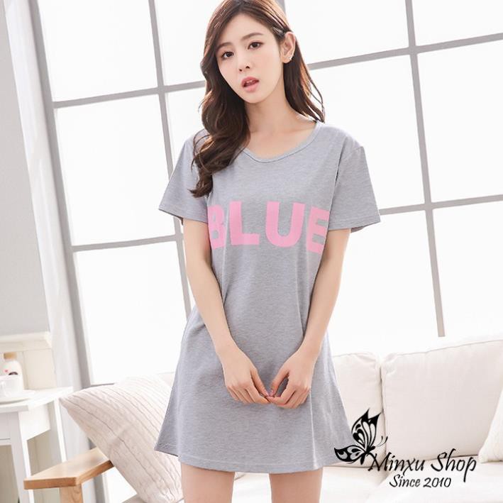 Váy Dáng Suông Cotton - Mặc Ở Nhà Xinh Xắn, Dễ Thương - Phong Cách Hàn Quốc 👗 *