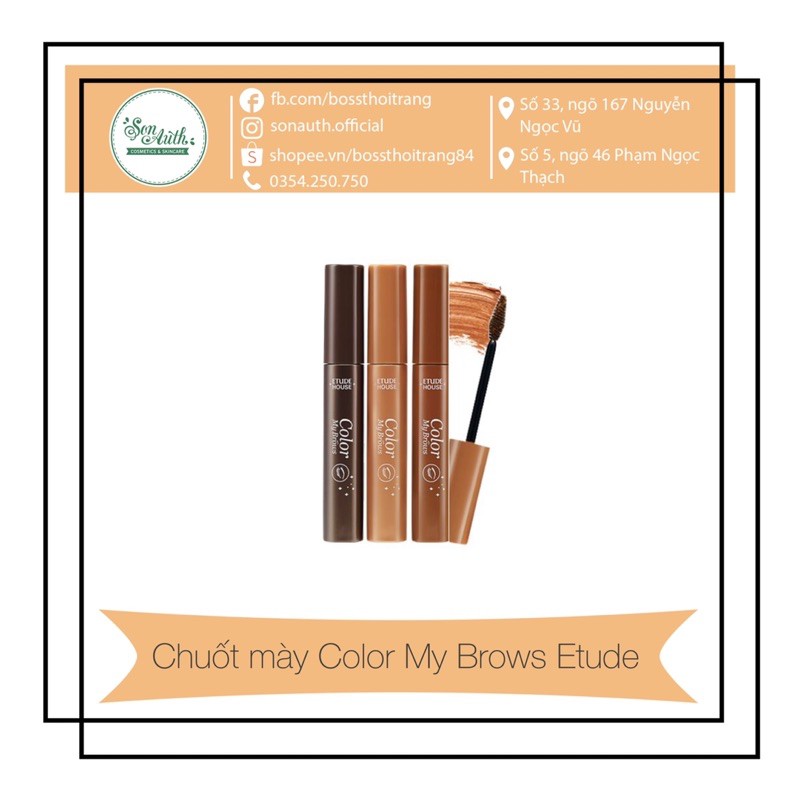 Chuốt mày Etude Color My Brown