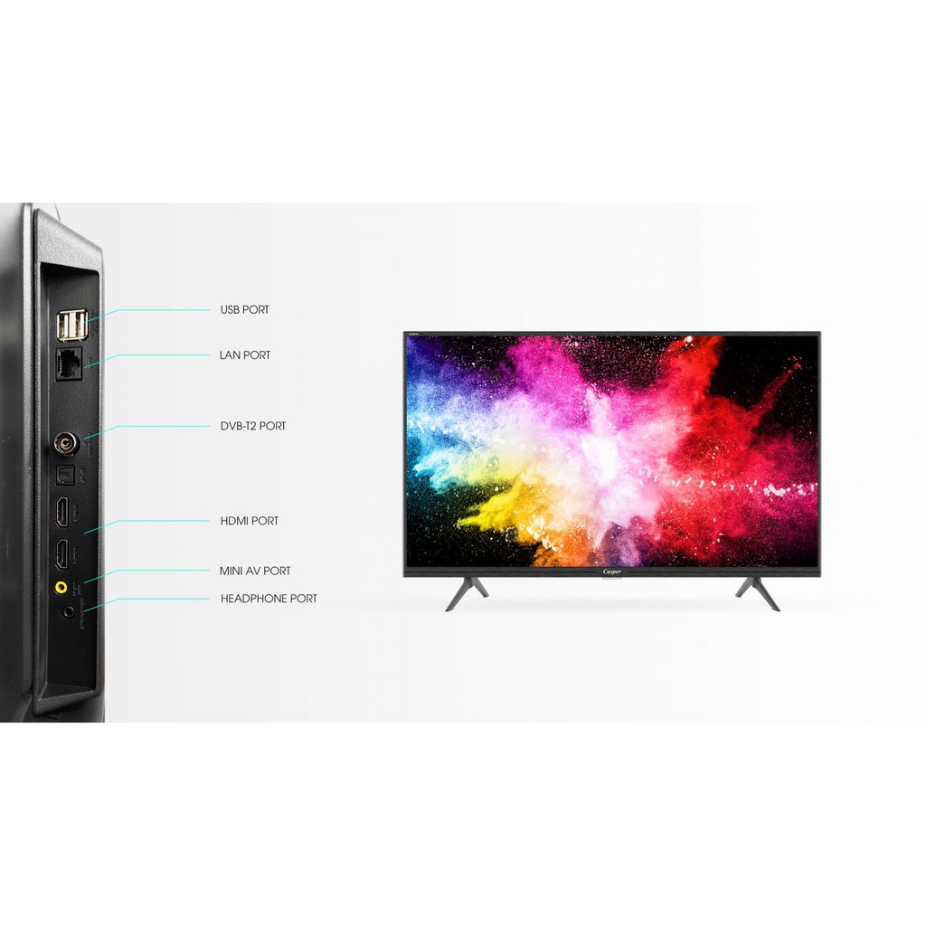 Miễn phí lắp đặt nội thành HN -Smart Tivi Casper 32 inch 32HG5200 Android TV tràn viền cực đẹp Mẫu 2020 -Hàng chính hãng