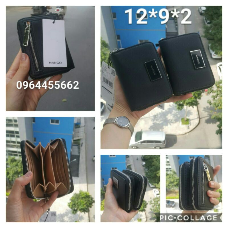 Ví ngắn Mango đủ màu - hxt kèm bill