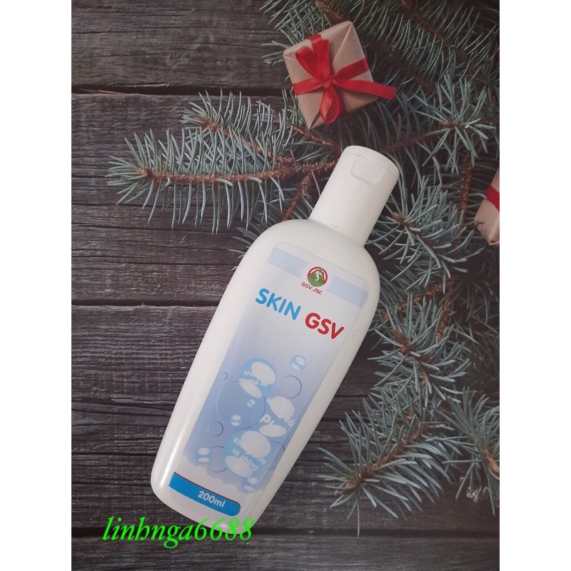 SKIN GSV - Sữa làm sạch da không chứa xà phòng 200ml