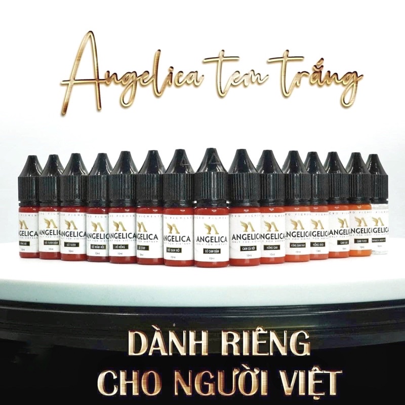 MỰC ANGELICA Bản VIỆT Tem Trắng Siêu Đậm