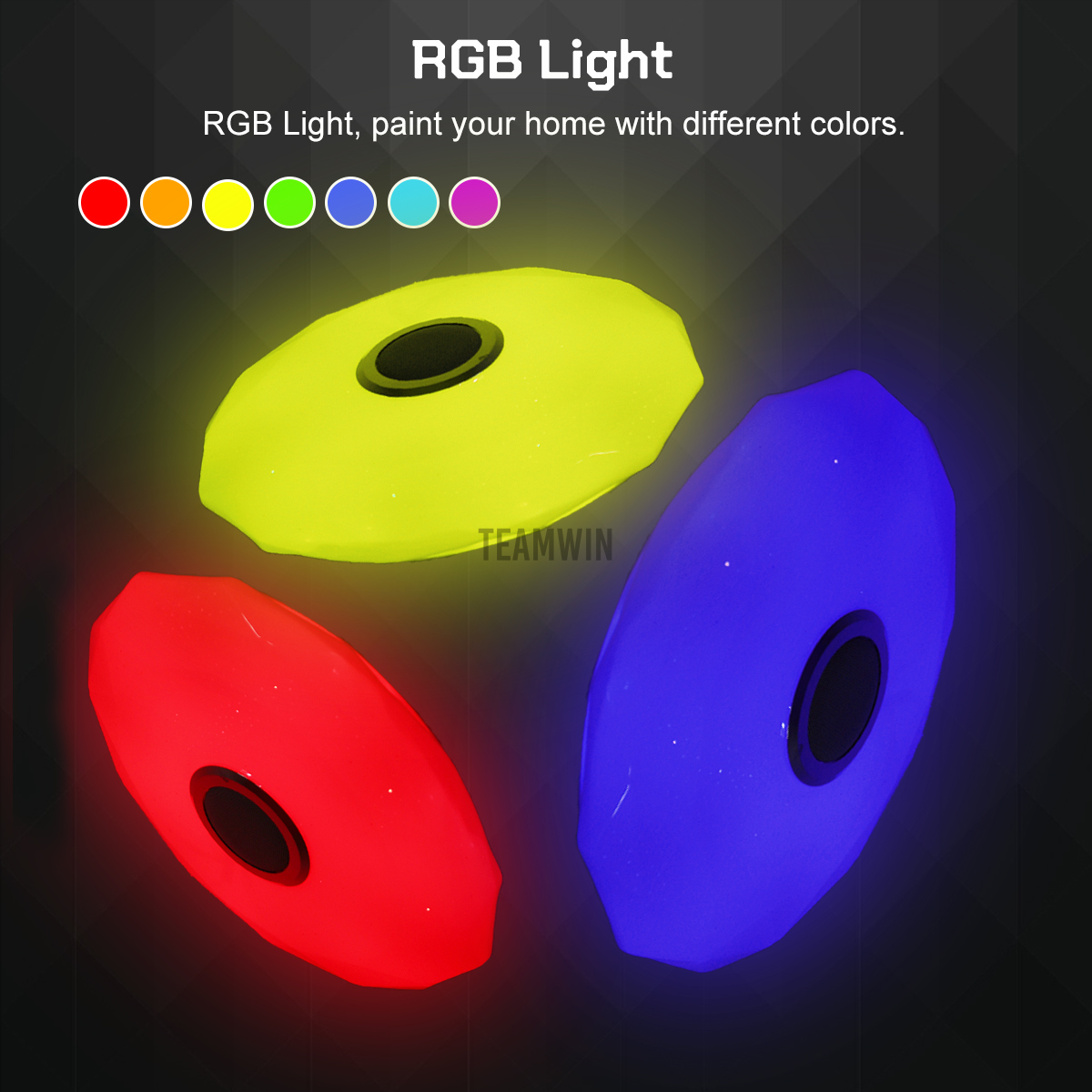 Loa Bluetooth 100w Có Đèn Led Rgb + Điều Khiển Từ Xa