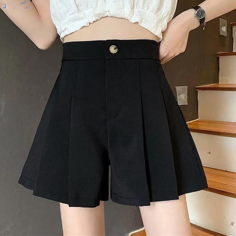 Quần Đùi Nữ Bigsize  Cạp Cao ❤️ Quần Short Nữ Xếp Ly Đẹp ❤️ Quần Đùi Nữ Ống Rộng Lưng Thun Mềm Mại Thoáng Mát