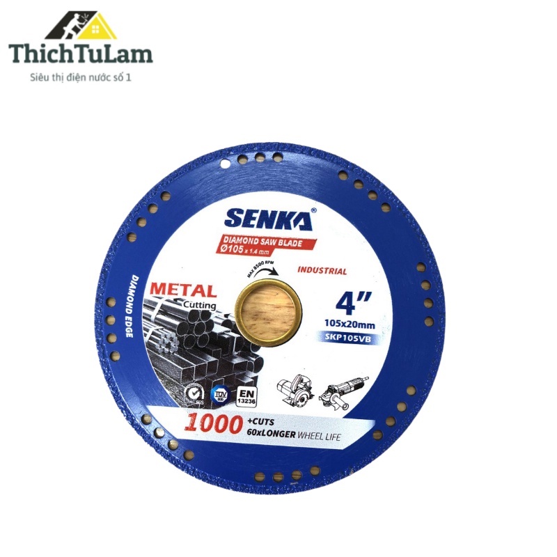 Lưỡi cắt kim cương đa năng Φ 105*1.4/20mm SENKA SKI105VB20