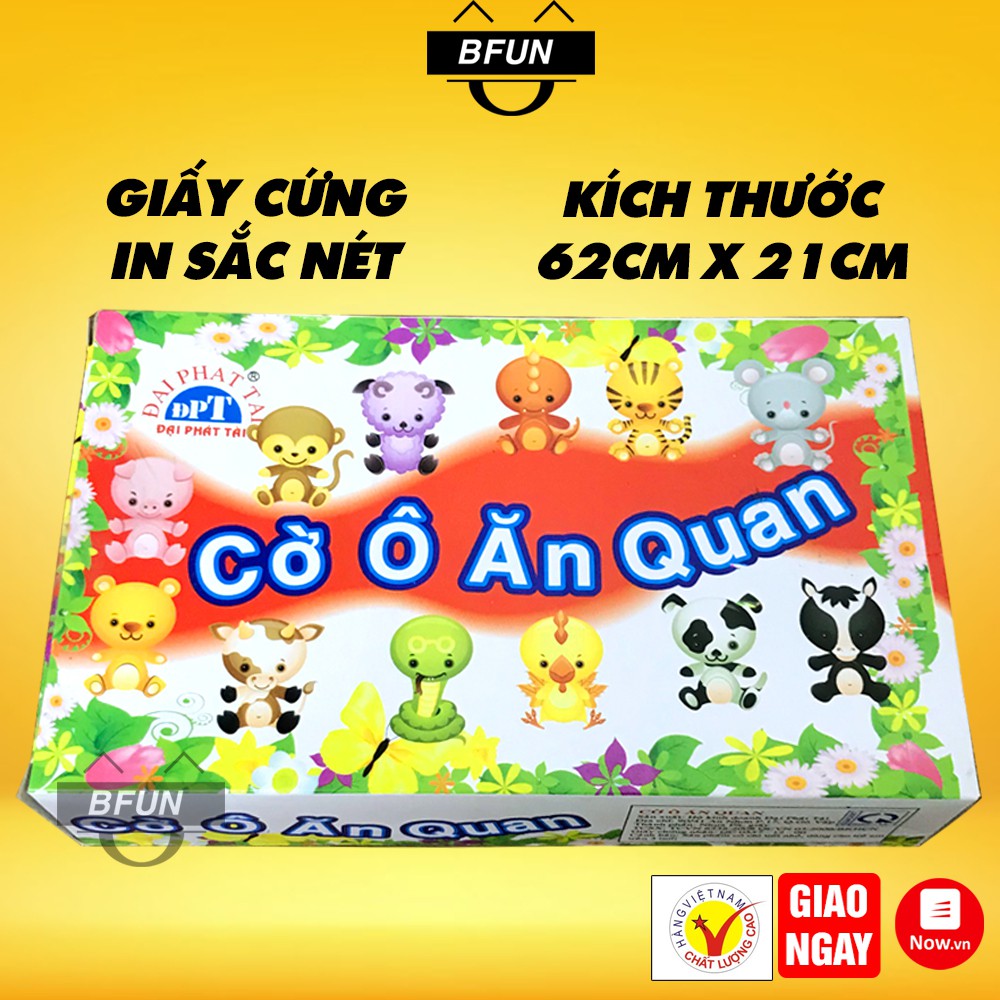 Cờ Ô Ăn Quan 12 Con Giáp - Đại Phát Tài - Bộ Trò Chơi Dân Gian - Đồ Chơi Trò Em BFUN