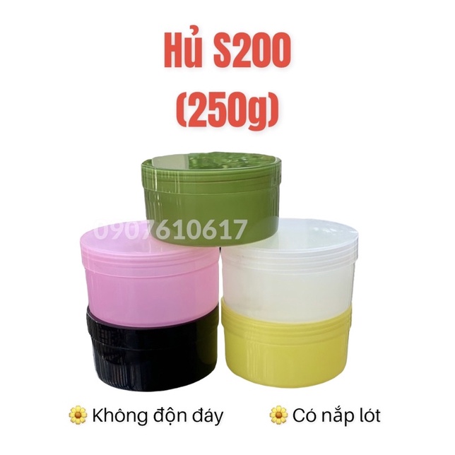 Hủ nhựa S200 đựng 250g kem body