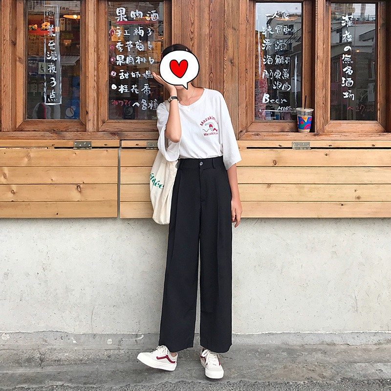 (ORDER) QUẦN TÂY ỐNG RỘNG NỮ ULZZANG 2019