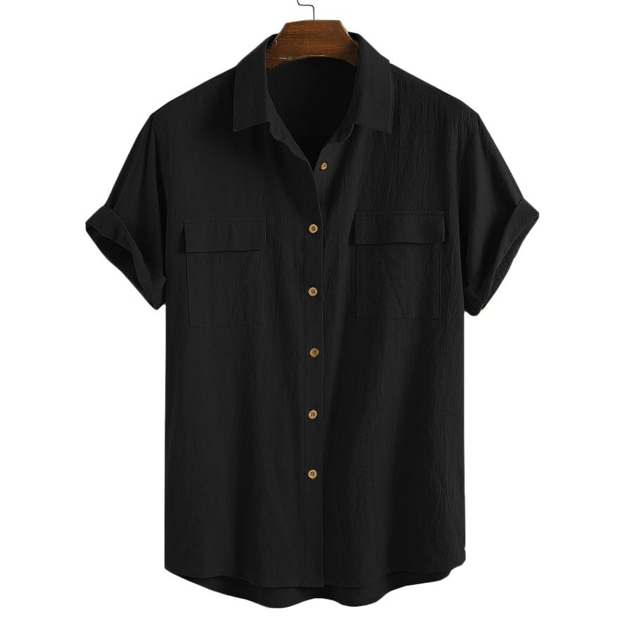 FREESHIP Áo đũi nam [  áo sơ mi ] cổ bẻ lịch lãm, mạnh mẽ cho nam giới, chất đũi mềm mịn mặc mát như không mặc AD5 | BigBuy360 - bigbuy360.vn