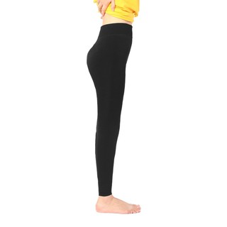 Quần Legging Lót Lông Giữ Ấm Màu Trơn Cho Nữ