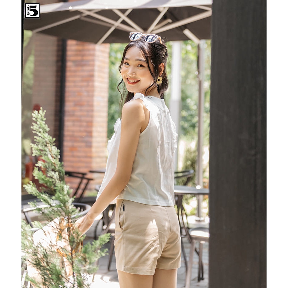 Quần short nữ vải chất thô mịn Twentyfive N66