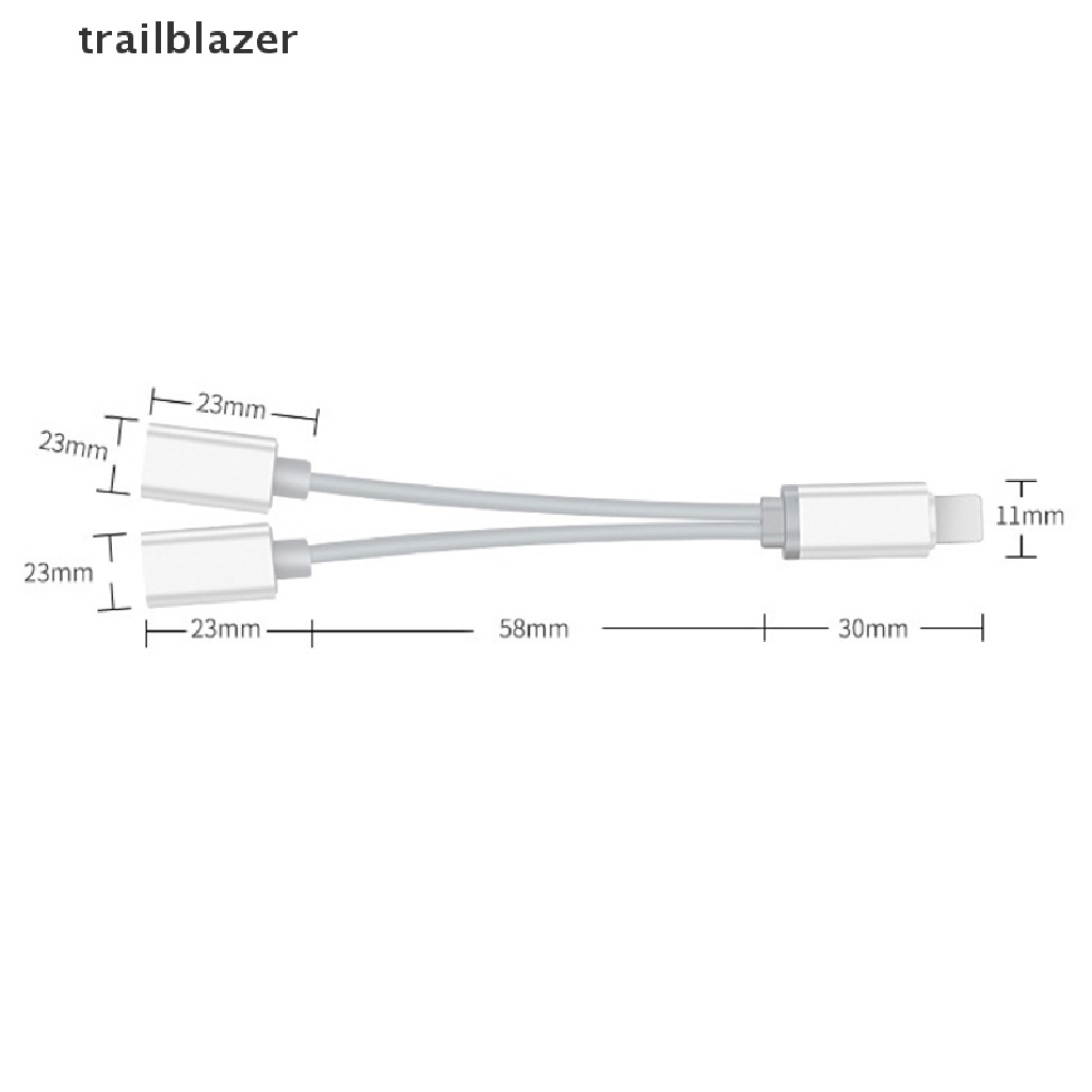 Dây Cáp Âm Thanh 2 Trong 1 Cho Iphone