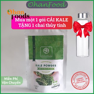 Bột Cải Xoăn Kale Hữu Cơ OhanGreen Giàu Dinh Dưỡng Sấy Lạnh Nguyên Chất, 50gram