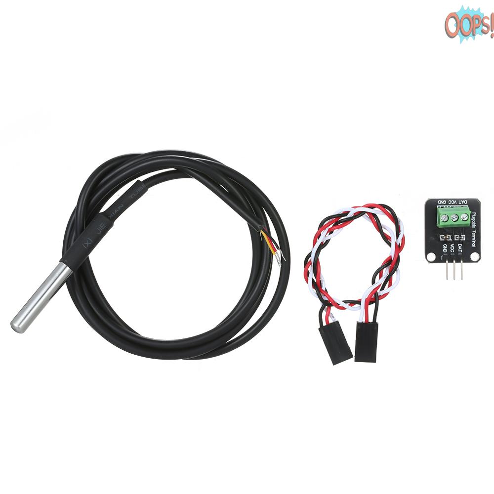 Mô Đun Cảm Biến Nhiệt Độ Bằng Thép Không Gỉ Ds18B20 Cho Arduino