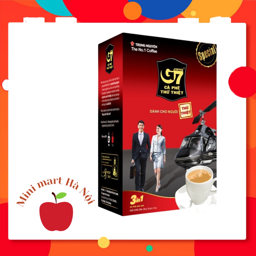 Cà phê G7 hộp 18 gói hàng có tem