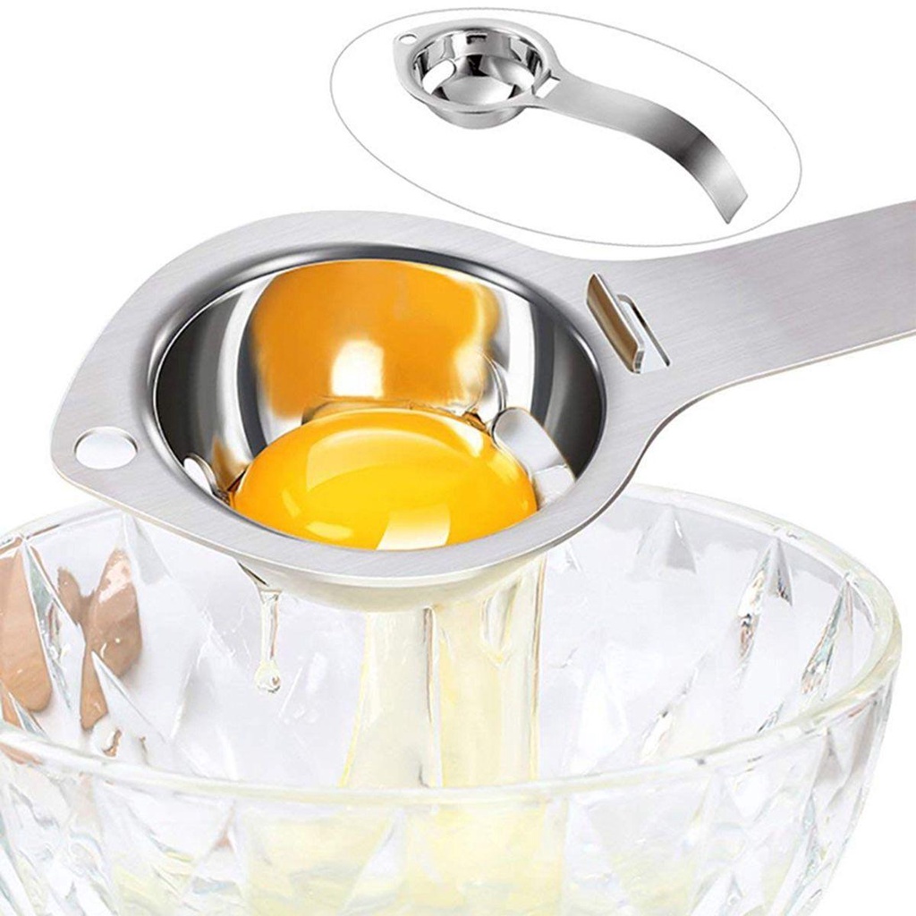 Dụng Cụ Tách Lòng Đỏ Trứng Gà Bằng Thép Không Gỉ