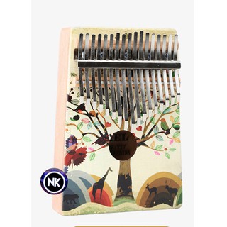 Đàn Kalimba Yael cao cấp 17 phím, Thumb Piano 17 keys - Spring Garden (Hàng có sẵn)