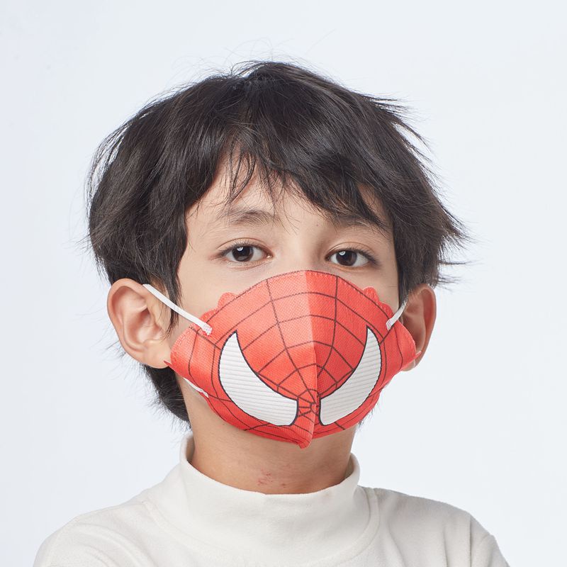 Bộ 10 Mặt Nạ Người Nhện Hoạt Hình 3D Cho Bé 3-12 Tuổi