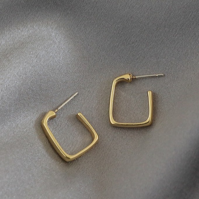 Bông Tai Kim Bạc Thiết Kế Đơn Giản Phong Cách Hoài Cổ 2023