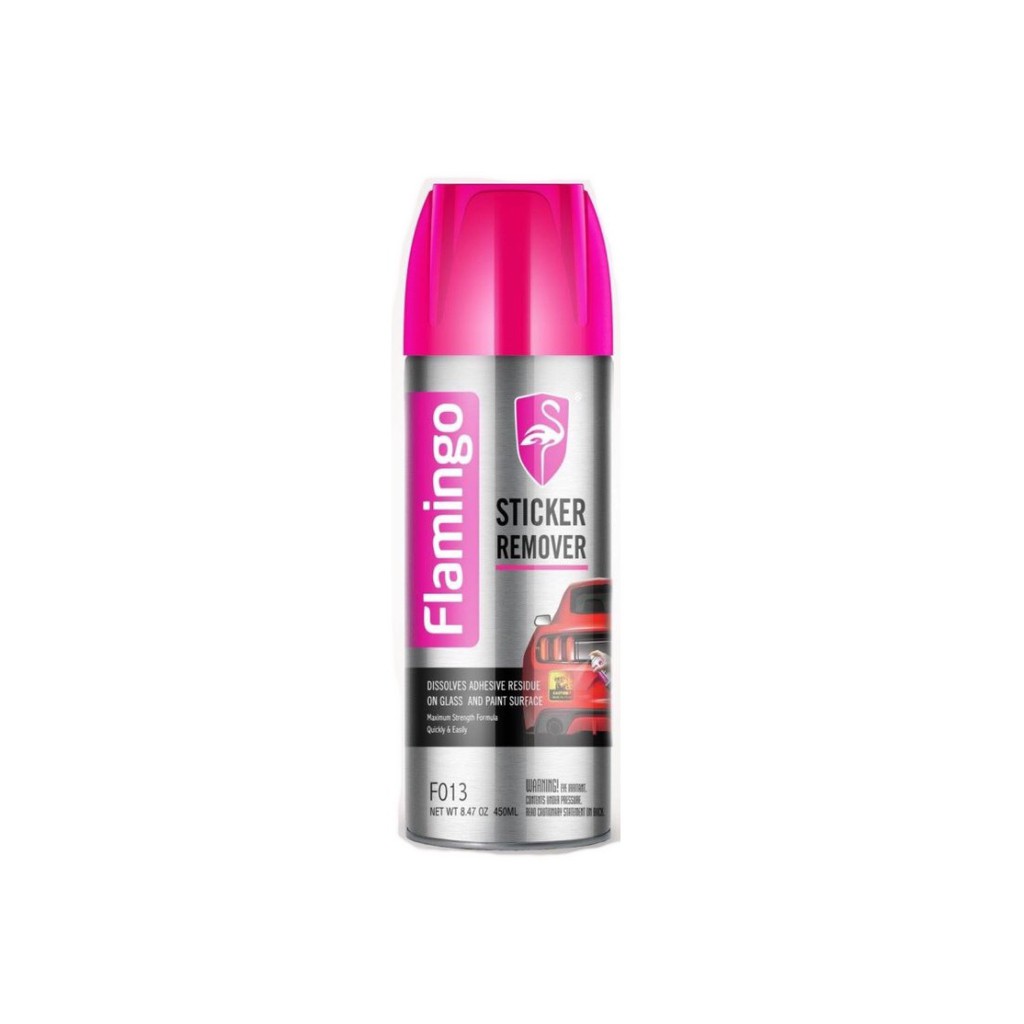 Dung dịch xịt tẩy băng keo và các cặn bẩn dính lâu - Flamingo Sticker Remover (F013) - 450ml chamsocxestore