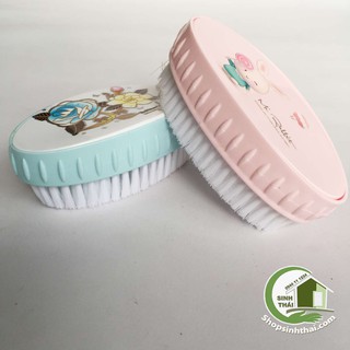 Bàn chải nhựa oval - bàn chà sàn Thái Lan siêu mềm mại