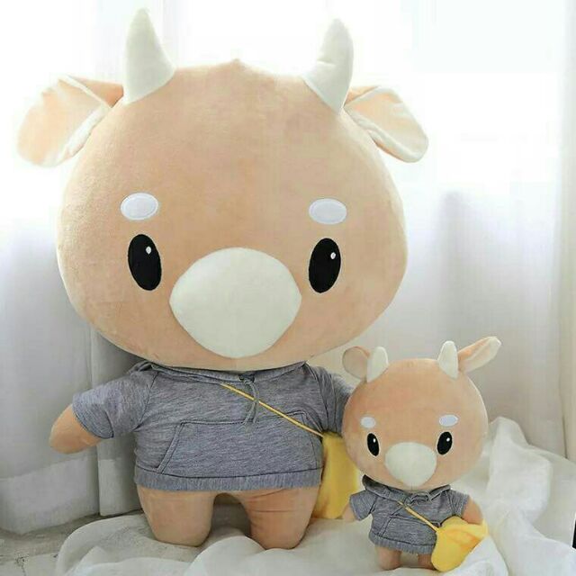 Bò chăm chỉ khổ 75cm