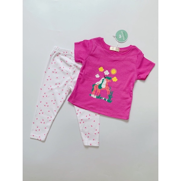 Bộ Bé Gái Miwookid Fairy Tay Ngắn Quần Dài Thun Bozip Cho Bé 8kg Đến 19kg