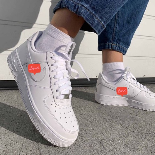 Giày_Nike Trắng [SALE SỐC] Giày_Nike Air Force 1 Trắng Cao Cấp Full Size Nam Nữ Đi Học Hot Trend Full Box Bill