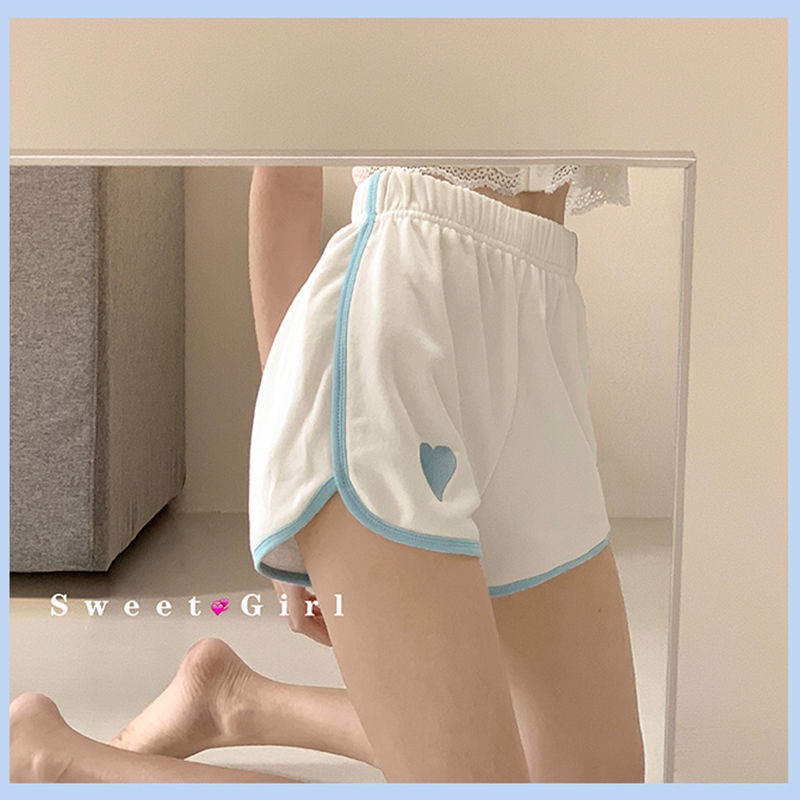 Quần Short Thể Thao Ống Rộng Thêu Họa Tiết Thời Trang Mùa Hè