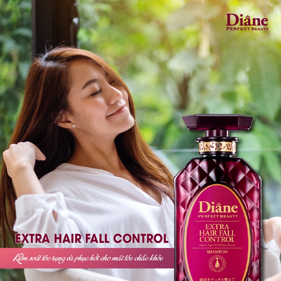 Dầu Gội Chống Rụng Tóc và Ngăn Ngừa Gàu Tinh Dầu Cao Cấp Dành Cho Tóc Yếu Nhật Bản MOIST DIANE 450ML